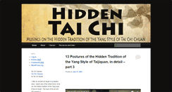 Desktop Screenshot of hiddentaichi.com